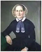 1851: Ölgemälde, vermutlich Cäcilie, geborene Bregazzi
