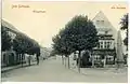 Distanzsäule an der Königstraße (1914)