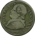 Revers der 10 Soldi-Münze