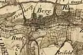 Berger Mühle in der Tranchotkarte 1805