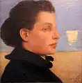 Bildnis einer Frau vor dem Meer, 1901, Städelsches Kunstinstitut