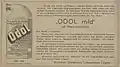 Werbung für „Odol mild mit Rosen-Geschmack“ (1908)