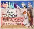 Werbung der „Künstlerfarben-Fabriken“ in Hannover und Wien;Plakatentwurf, unbekannter Künstler, 1909