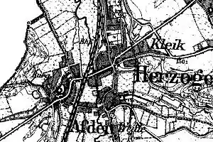 Herzogenrath auf der Neuaufnahme von 1892