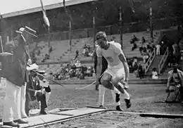 Der Olympiazweite im Standhochsprung Ben Adams errang Bronze
