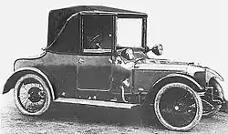 Douglas 10.5 h.p. 2/3 passenger Drop Head Coupe (1920)