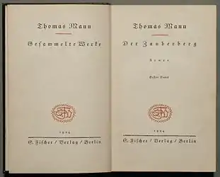 Titelblatt des Erstdrucks