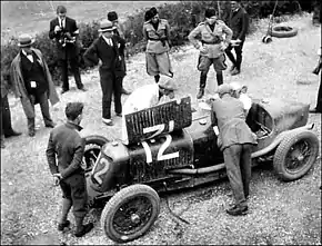 Im Maserati M26 bei der Targa Florio 1931