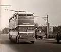 Ein Doppeldecker des Typs JaTB-3 in Moskau, 1937