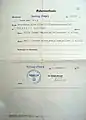Geburtsurkunde vom 1. Nov. 1939