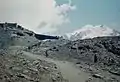 Die damals noch einspurige Bahn im Jahr 1959