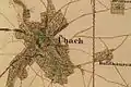 Übach auf der Uraufnahme von 1846