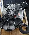 Motor, schräg von oben