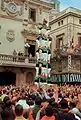 Erster aufgebauter quatre de vuit, Castellers de Vilafranca, 12/10/1969