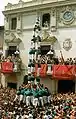Erster abgebauter tres de nou, Castellers de Vilafranca, 30/08/1989