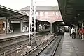 S-Bahnhof Warschauer Straße, links der Erkner-Bahnsteig, 1992