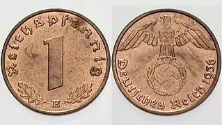 1 Reichspfennig der Reichsmark (Drittes Reich)