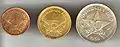 Coins : 1; 5; 10 steloj (Zahl)