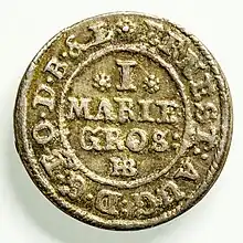 1 Mariengroschen, Fürstentum Calenberg, Ernst August 1683 (Welter 2027)