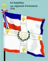 1. Bataillon 11e RI 1791 bis 1793