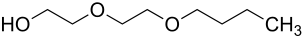 Strukturformel von Butyldiglykol