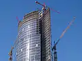 Post Tower im Bau (Februar 2002)