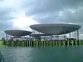 Expo 02: Offshore-Plattformen auf dem Neuenburgersee