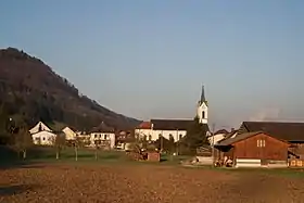 Leibstadt kurz nach Sonnenaufgang