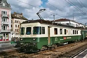 BDe 4/4 86 aus der Nachbeschaf­fung 1978/1979 in Wädenswil