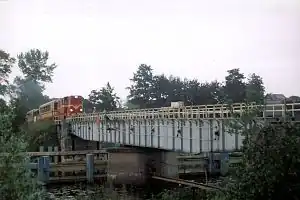 Most obrotowy w RybinieDrehbrücke Rybina