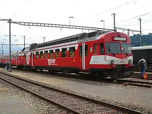 RM RBDe 566 266-7 am 4. Juni 2005 in Oberburg