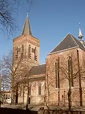 Oude Kerk in Ede, Gelderland, NL, durch und durch backsteingotisch