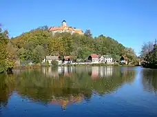 Burg Altschönfels von Süden, 2007