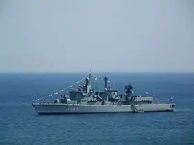 Backbordansicht der  HS Kanaris (Φ/Γ Κανάρης)