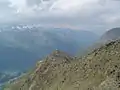 Lage der Hütte von Südosten