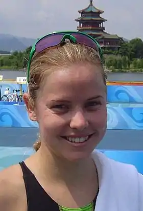 Kate Roberts bei den Olympischen Sommerspielenin Peking (August 2008)