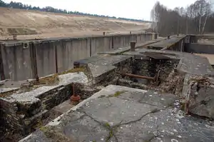 Schleuse III der Schleusentreppe Niederfinow, März 2009