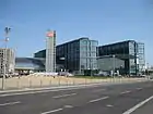 Rahel-Hirsch-Straße mit Hauptbahnhof