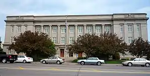 Das Douglas County Courthouse in Superior, gelistet im NRHP