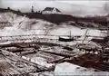 18. April 1929: Herstellung der Sohlendichtung für Teil I und II der Trogkammersohle und Einbringen der Betonschutzschicht