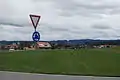 Blick auf den alten Dorfkern