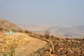 Spreetshoogte Richtung Namib (Westen)