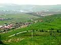 Blick auf Copăceni (im Hintergrund)