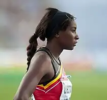 Élodie Ouédraogo – abgeschlagene Achte im ersten Semifinale