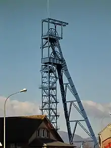 Ehemaliger Förderturm des Kalischachtes Theodore 2