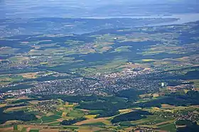 Blick auf Frauenfeld (2011)Im Hintergrund der Bodensee