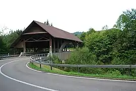 Holzbrücke von Bütschwil über die Thur