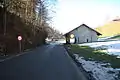 Ortseingang, von der Fritzenfluh her kommend