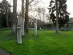 Drei Stelen (1965), Park vor dem KanzlerbungalowBonn