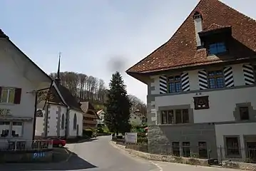 St.-Beatus-Kapelle und Zollhaus Flamatt in Sensebrücke